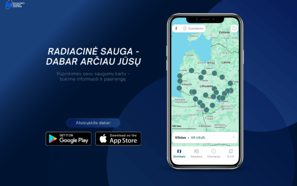 Nauja programėlė leis stebėti radiaciją telefone: ypatingas dėmesys – pasienio su Baltarusija zonai