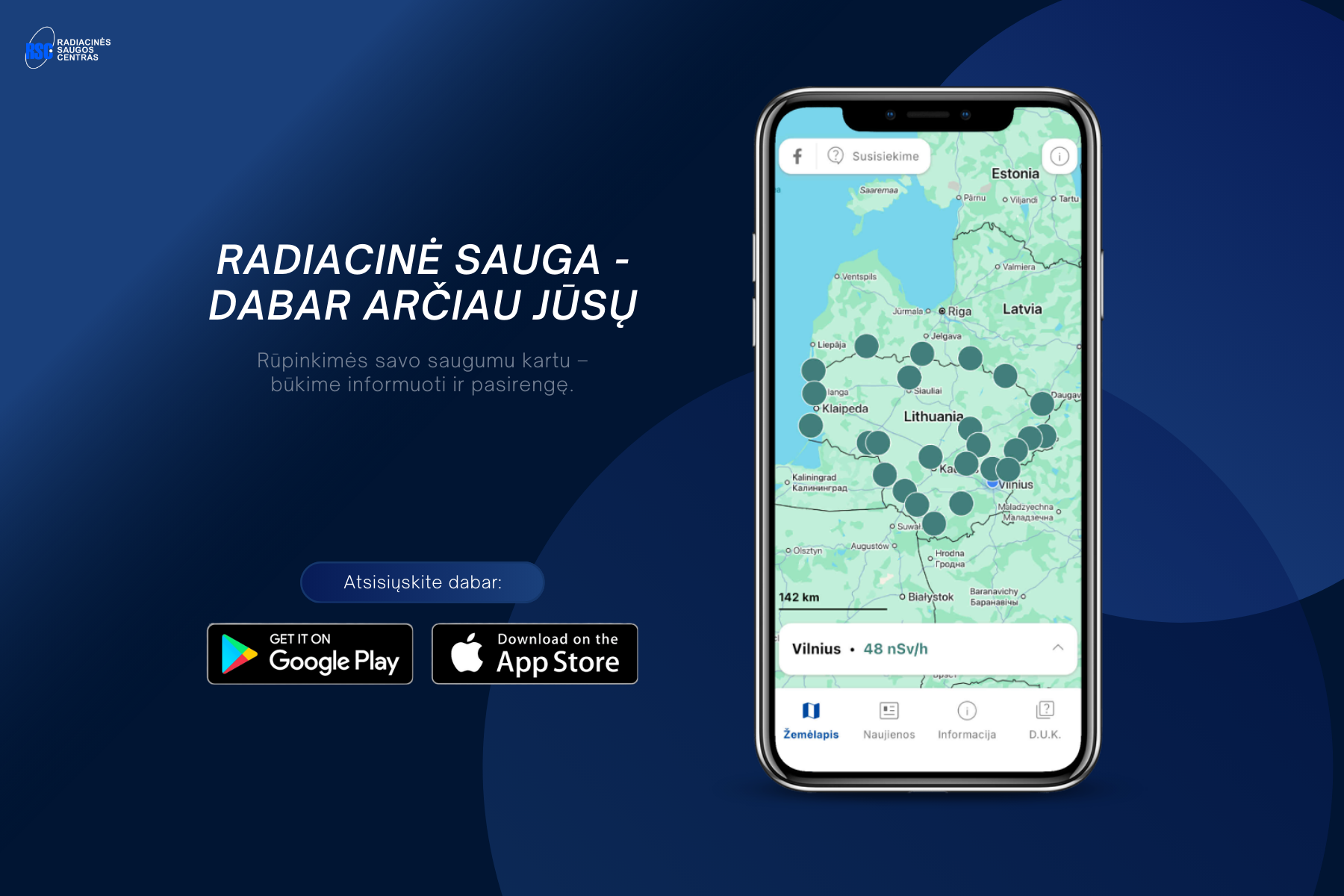 Nauja programėlė leis stebėti radiaciją telefone: ypatingas dėmesys – pasienio su Baltarusija zonai