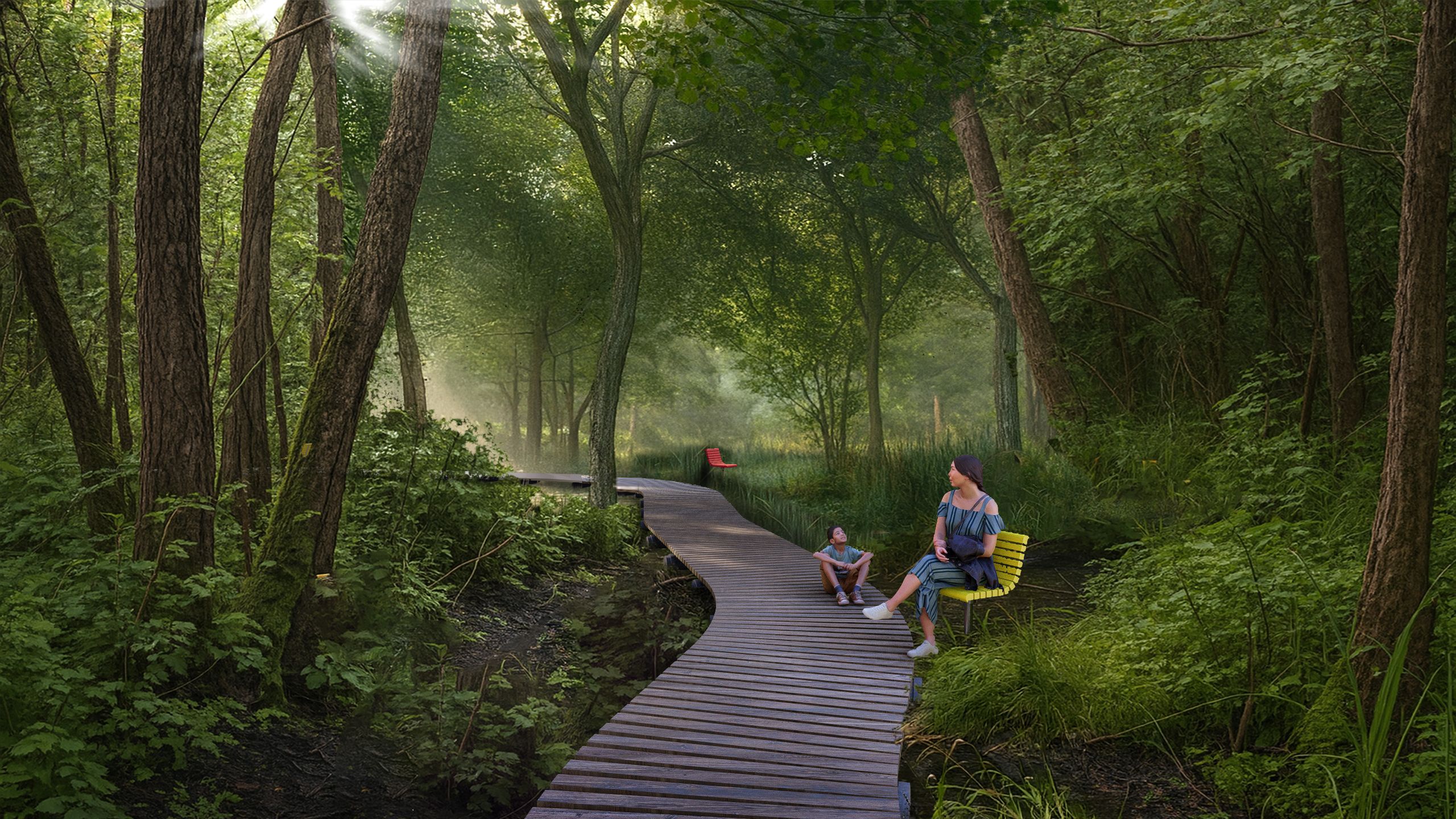 Salininkų parko vizualizacija 3