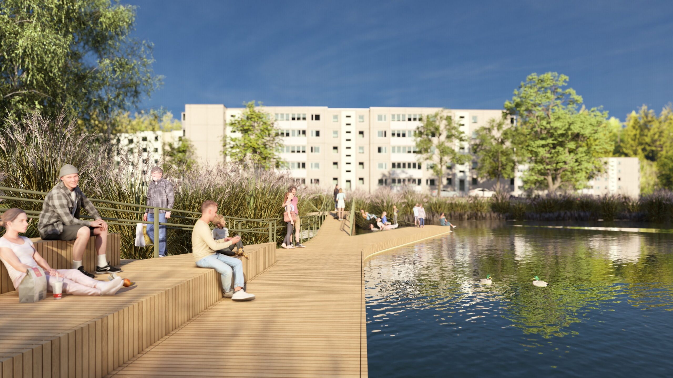 Salininkų parko vizualizacija 2