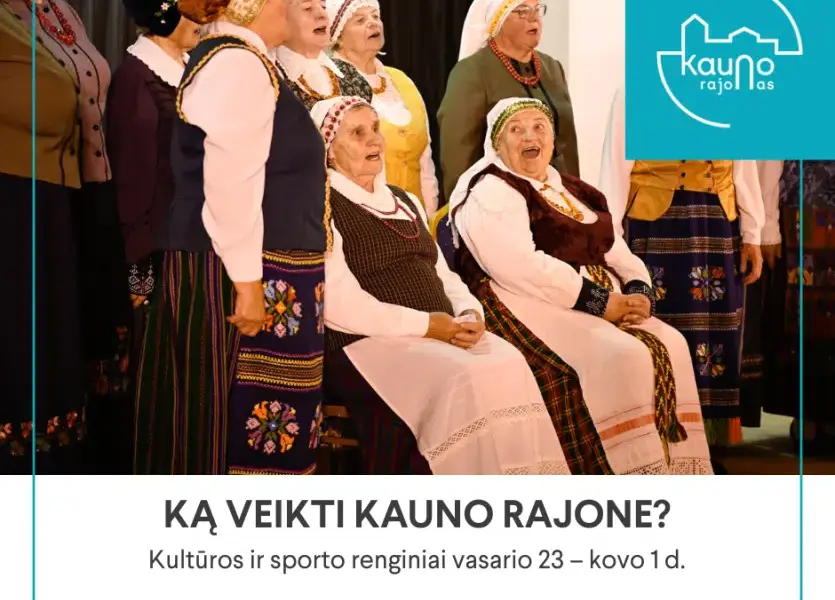 Kauno rajonas kviečia vasario 23-28 praleisti turiningai: kultūra, knygų pristatymai ir svarbios sporto dvikovos