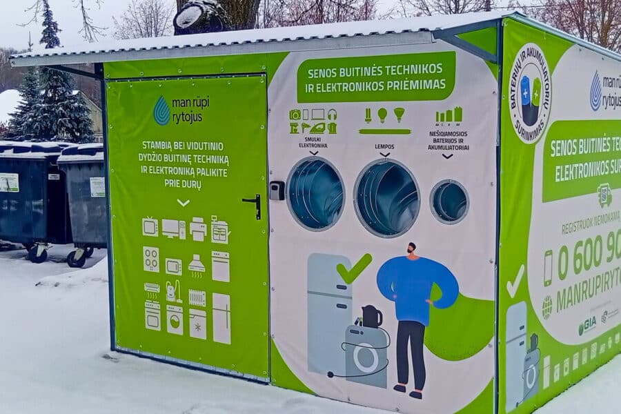 Liudvinavo ir Sasnavos gyventojams – patogesnės galimybės atsikratyti elektronikos atliekomis