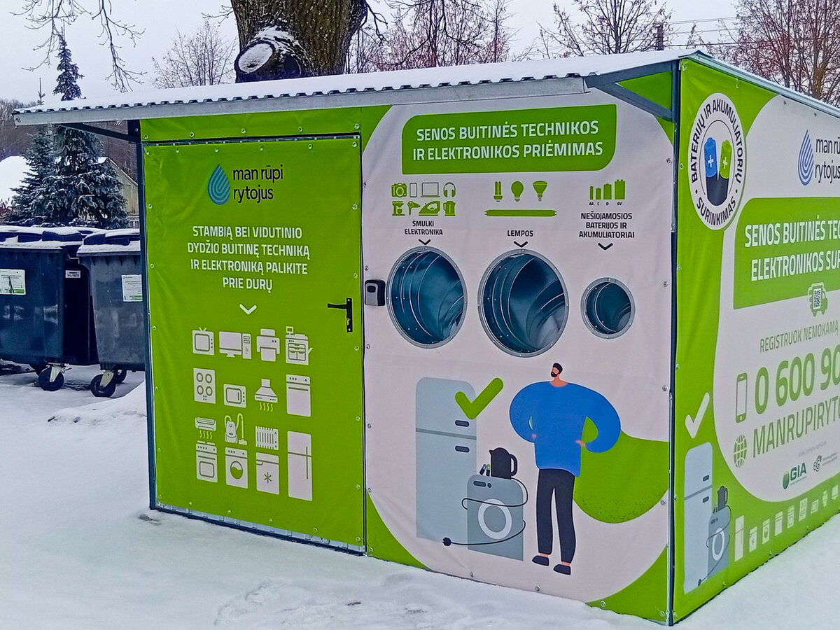 Liudvinavo ir Sasnavos gyventojams – patogesnės galimybės atsikratyti elektronikos atliekomis