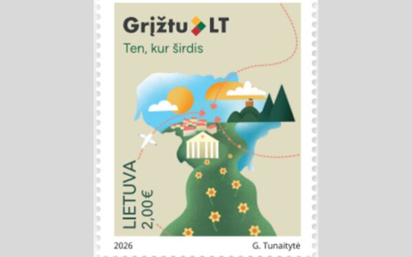 Išleidžiamas simbolinis pašto ženklas emigrantams: „Grįžtu LT“ – daugiau nei iniciatyva