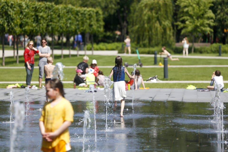 Birželio karštis Vilniuje. Mariaus Morkevičiaus (ELTA) nuotr.