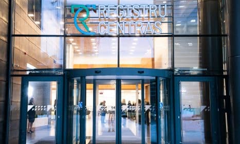 Atnaujinto didžiausio Registrų centro klientų aptarnavimo padalinio Vilniuje atidarymas. Dainiaus Labučio (ELTA) nuotr.