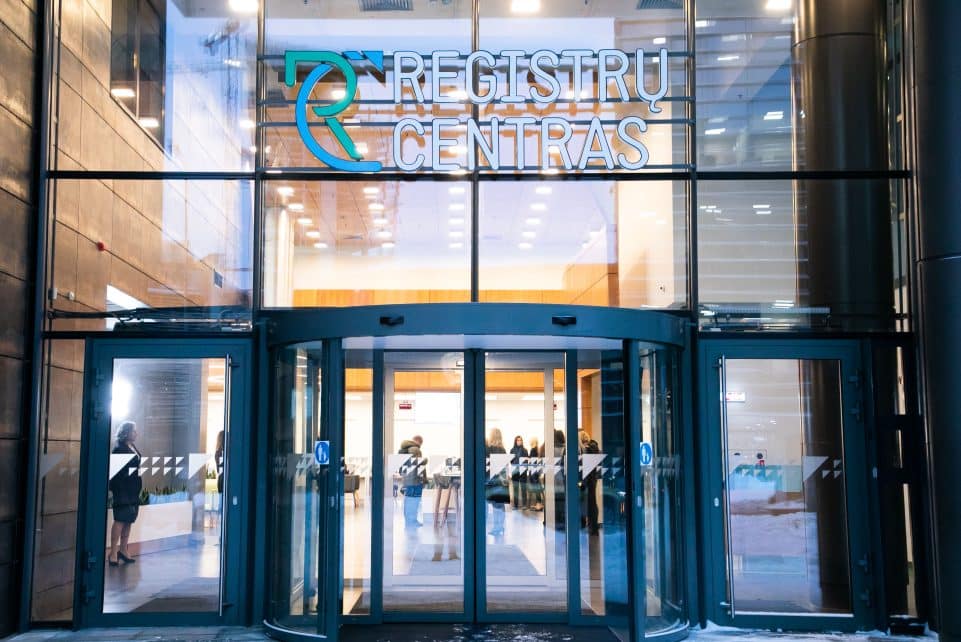 Atnaujinto didžiausio Registrų centro klientų aptarnavimo padalinio Vilniuje atidarymas. Dainiaus Labučio (ELTA) nuotr.