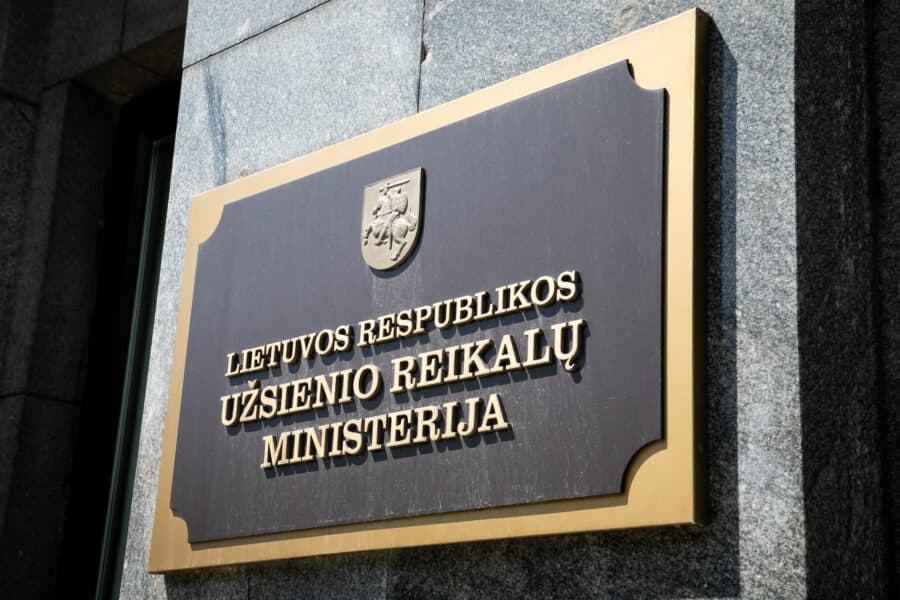 Užsienio reikalų ministerija. ELTA / Dainius Labutis