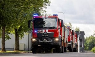 Ugniagesiai gelbėtojai. ELTA / Žygimantas Gedvila