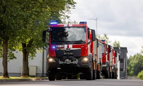 Ugniagesiai gelbėtojai. ELTA / Žygimantas Gedvila