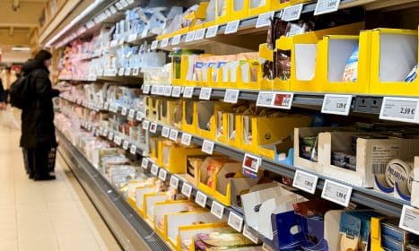 Pirkinių krepšelis parduotuvėje. ELTA / Josvydas Elinskas