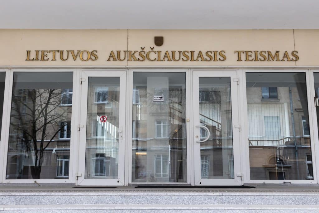Lietuvos Aukščiausiasis Teismas. ELTA / Dainius Labutis
