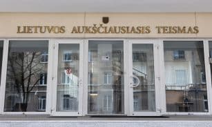 Lietuvos Aukščiausiasis Teismas. ELTA / Dainius Labutis