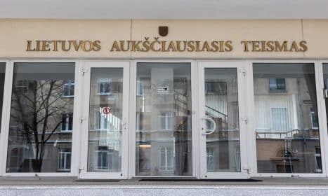 Lietuvos Aukščiausiasis Teismas. ELTA / Dainius Labutis