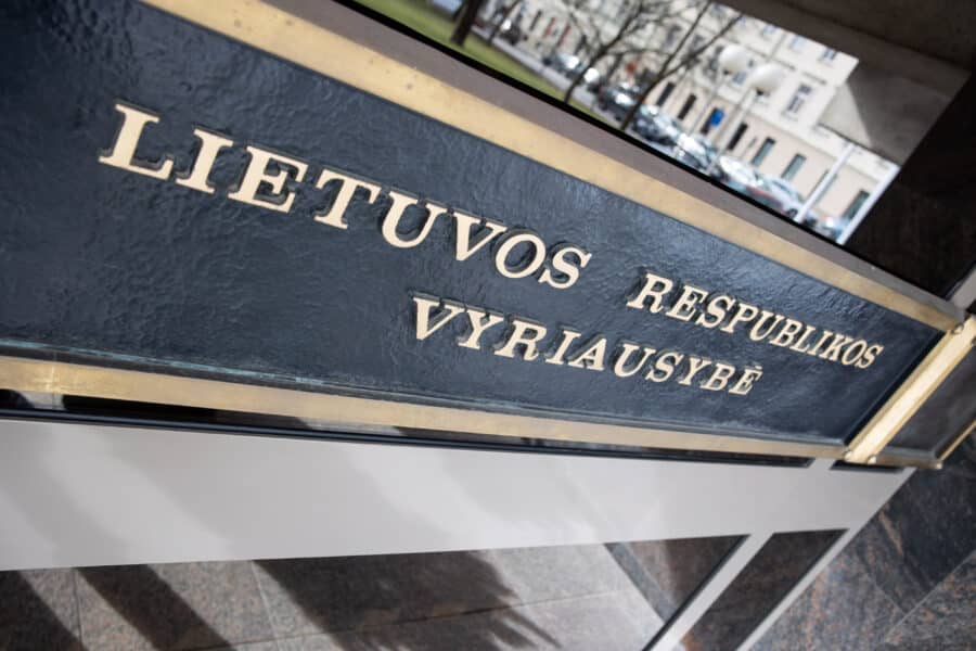 Lietuvos Respublikos Vyriausybės rūmai. ELTA / Andrius Ufartas