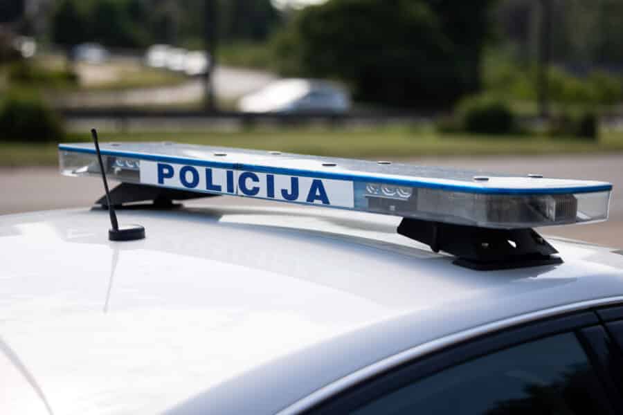 Policija. ELTA / Andrius Ufartas