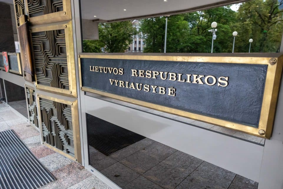 Lietuvos Respublikos Vyriausybė. ELTA / Julius Kalinskas