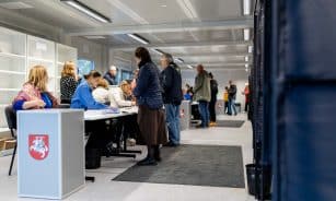 Balsavimas. ELTA / Žygimantas Gedvila