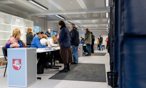 Balsavimas. ELTA / Žygimantas Gedvila