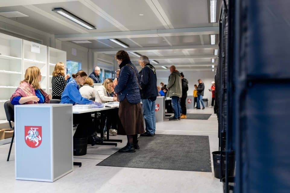 Balsavimas. ELTA / Žygimantas Gedvila