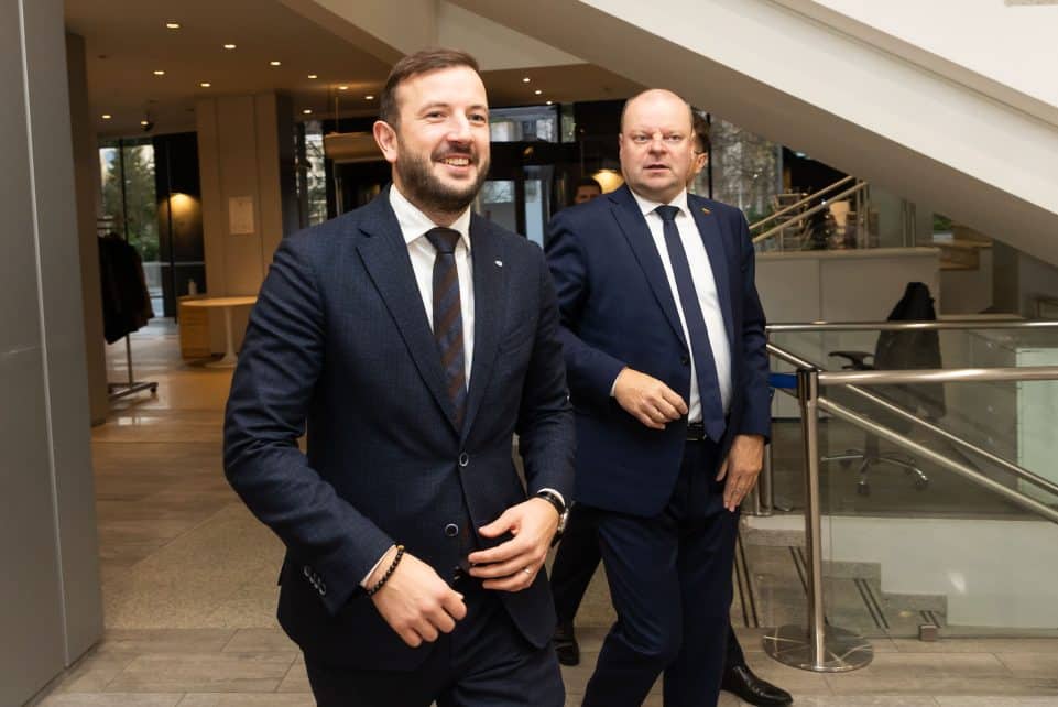 Virginijus Sinkevičius, Saulius Skvernelis. ELTA / Dainius Labutis