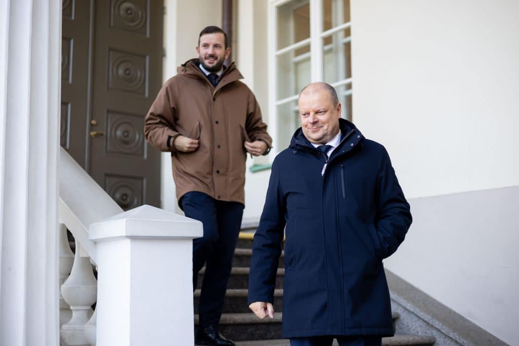 Virginijus Sinkevičius, Saulius Skvernelis. ELTA / Žygimantas Gedvila