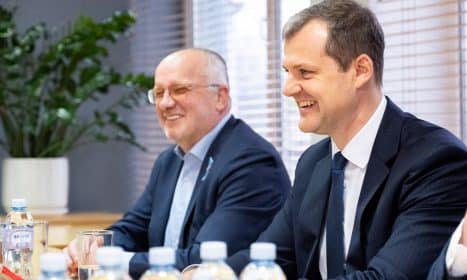 Juozas Olekas, Gintautas Paluckas. ELTA / Ervin Rauluševičius