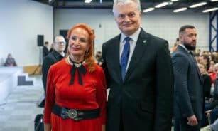 Laima Lavaste, Gitanas Nausėda. ELTA / Orestas Gurevičius