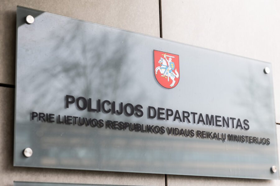 Policijos departamentas. ELTA / Dainius Labutis