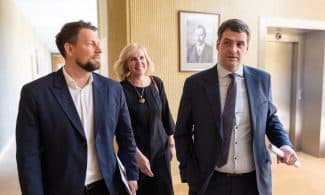 Robertas Puchovičius ir Remigijus Žemaitaitis. ELTA / Julius Kalinskas