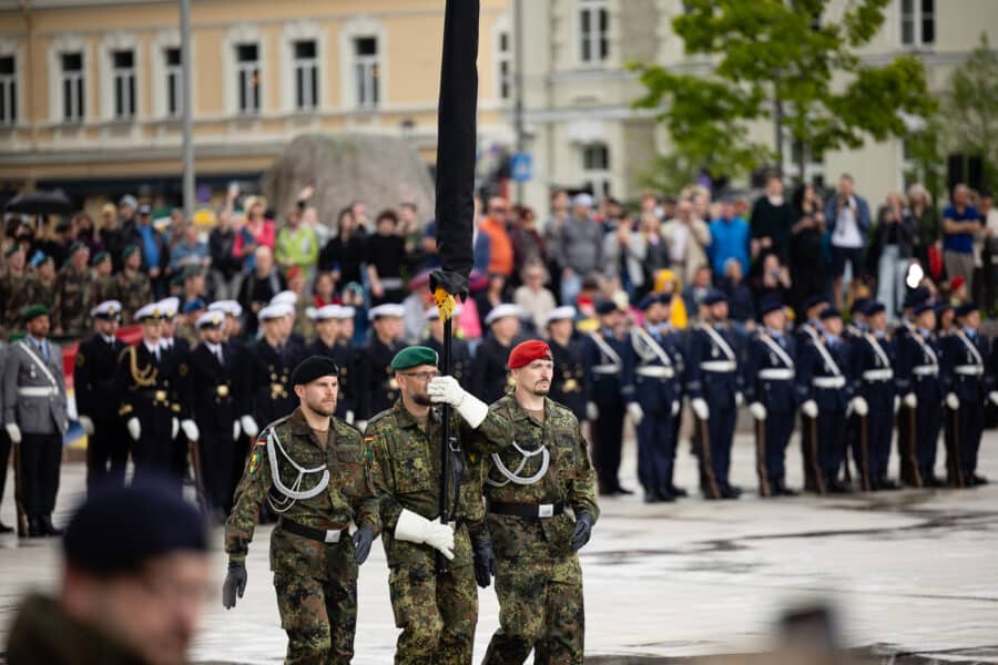 Vokietijos 45-osios šarvuotosios brigados inauguracija. ELTA / Josvydas Elinskas