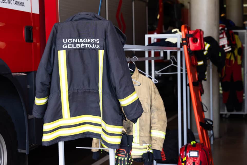 Ugniagesys gelbėtojas. ELTA / Dainius Labutis