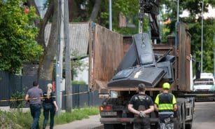 Rastas nužudyto šešiolikmečio kūnas. ELTA / Orestas Gurevičius