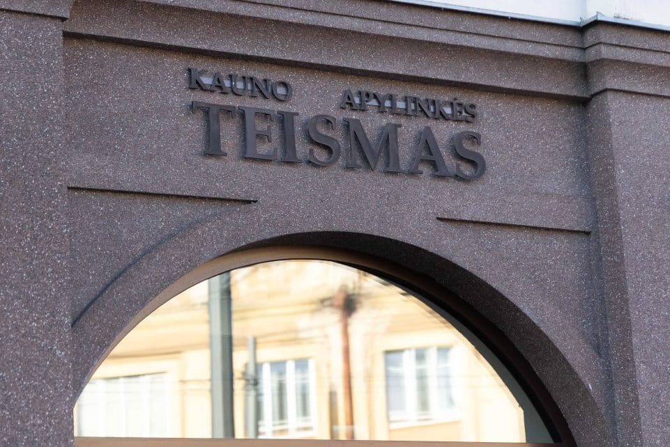 Kauno apylinkės teismas. ELTA / Dainius Labutis