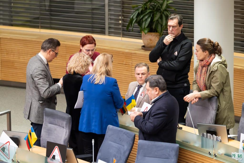 Seimas svarsto pataisas dėl LRT. ELTA / Andrius Ufartas