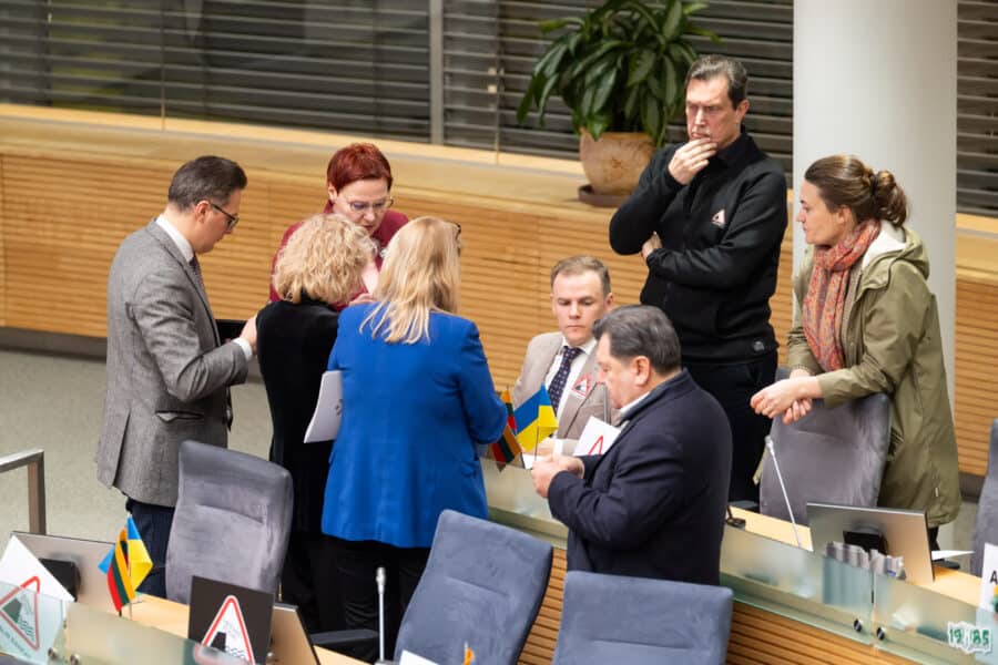 Seimas svarsto pataisas dėl LRT. ELTA / Andrius Ufartas