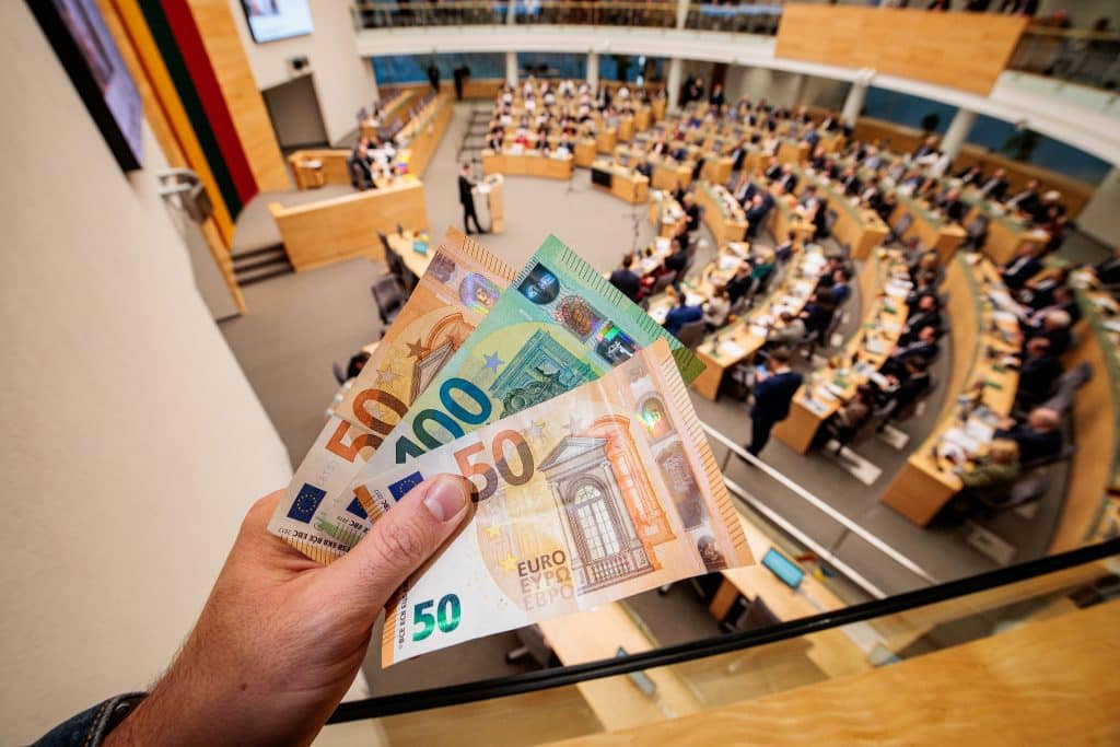 Lietuvos valstybės biudžetas. ELTA / Josvydas Elinskas