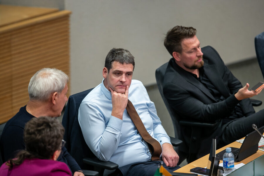 Remigijus Žemaitaitis, Robert Puchovič. ELTA / Orestas Gurevičius