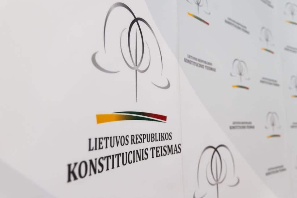 Lietuvos Respublikos Konstitucinis Teismas. ELTA / Dainius Labutis