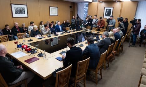 Komentarai po darbo grupės dėl LRT posėdžio.. ELTA / Dainius Labutis