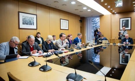 Darbo grupės LRT teisiniam reguliavimui tobulinti posėdis. ELTA / Žygimantas Gedvila