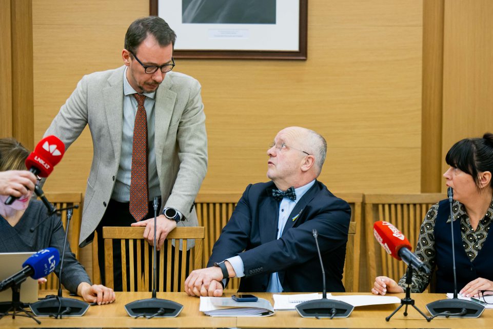 Vytautas Kernagis jaunesnysis, Juozas Olekas. ELTA / Žygimantas Gedvila