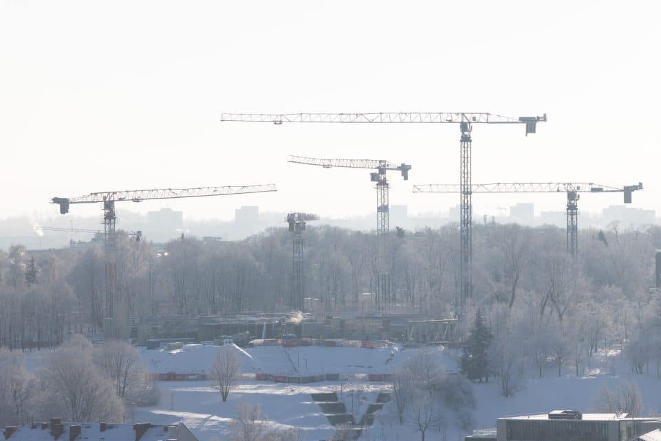 Saulėta žiemos diena. ELTA / Andrius Ufartas