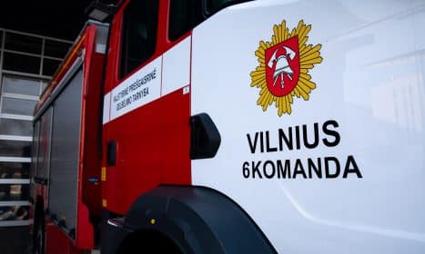 Priešgaisrinės apsaugos ir gelbėjimo departamentas. ELTA / Gabrielius Vaišvila