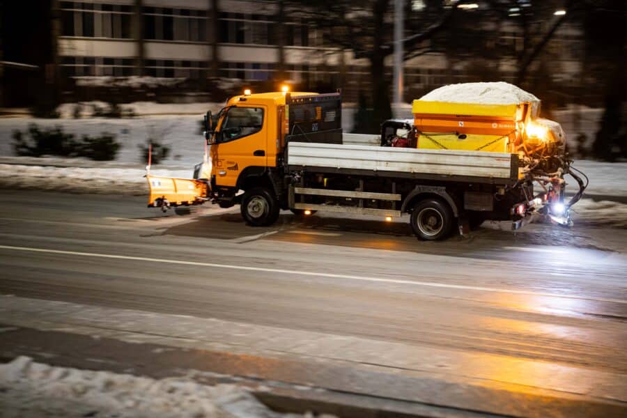 Sniego valymas. ELTA / Žygimantas Gedvila