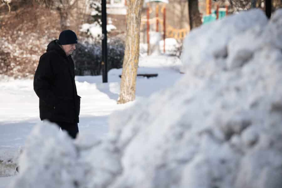 Sniegas ir šaltis.. ELTA / Andrius Ufartas