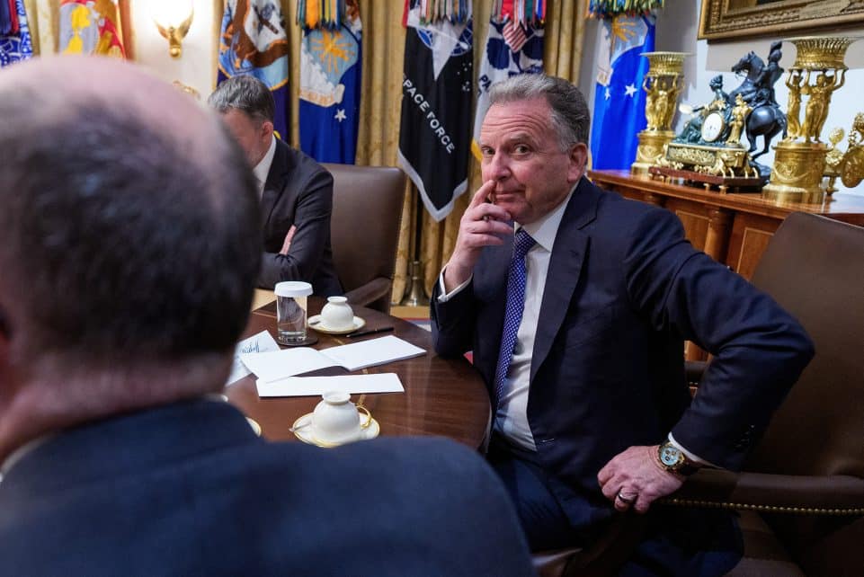 Steve'as Witkoffas. EPA-ELTA nuotr.