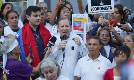 Venesuelos opozicionierė Machado teigia, kad jos sąjungininkas buvo pagrobtas iškart po paleidimo. EPA-ELTA