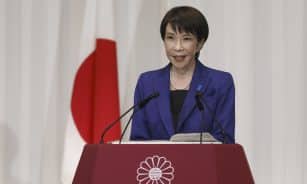 Oficialūs rezultatai: Japonijoje Takaichi partija laimėjo dviejų trečdalių daugumą parlamente. EPA-ELTA