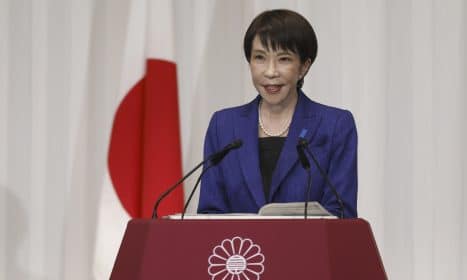 Oficialūs rezultatai: Japonijoje Takaichi partija laimėjo dviejų trečdalių daugumą parlamente. EPA-ELTA